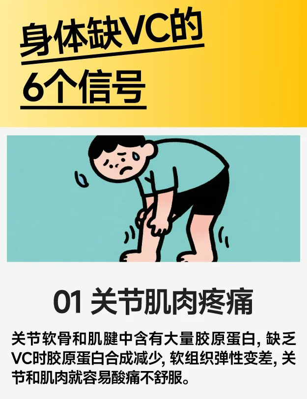 身体缺VC的6个信号，你中了几个？